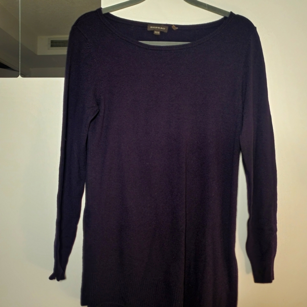 Dark Purple Repeat Sweater